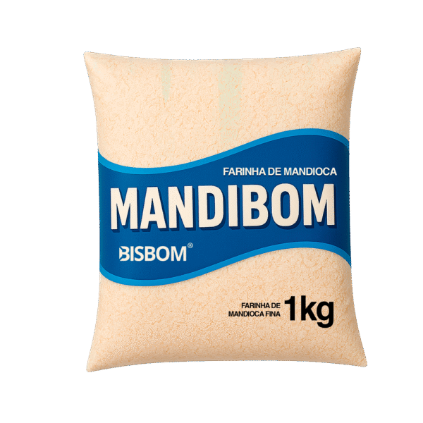 Farinha de Mandioca Mandibom Grossa 1kg